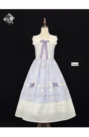 Miss Point Goose's Flower Basket Square Collar JSK(Reservation/3 Colours/Full Payment Without Shipping)